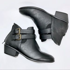 Wild Diva Lounge Vegan Leather Ankle Boots